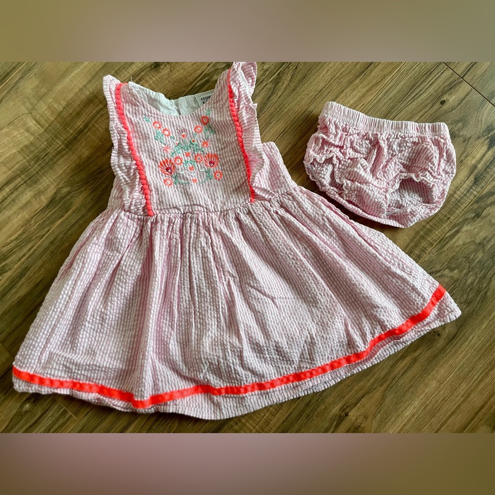 Crown and Ivy Pink Baby Dress